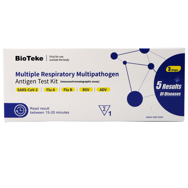 Covid Grippe RSV Adenovirus Antigen -Testkit