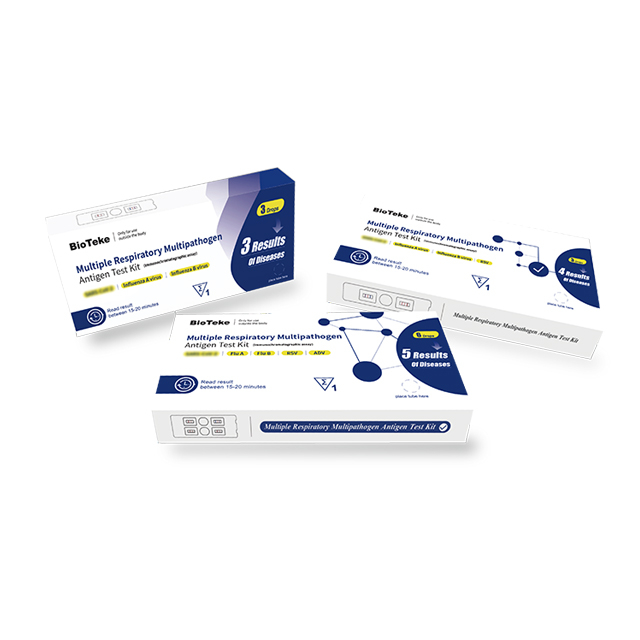 Mehrfach respiratorischer Multipathogen -Antigen -Testkit (Immunochromatagraphic Assay)