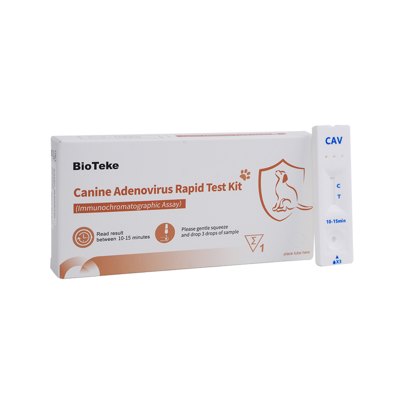 Canine Adenovirus (CAV) Rapid Test Kit (immunochromatographischer Assay) ICA2301-5