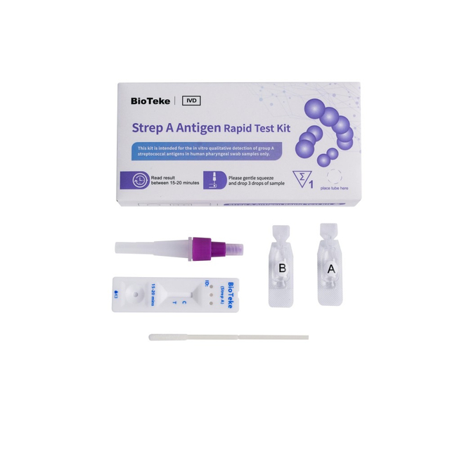 Strep ein Antigen -Rapid -Testkit