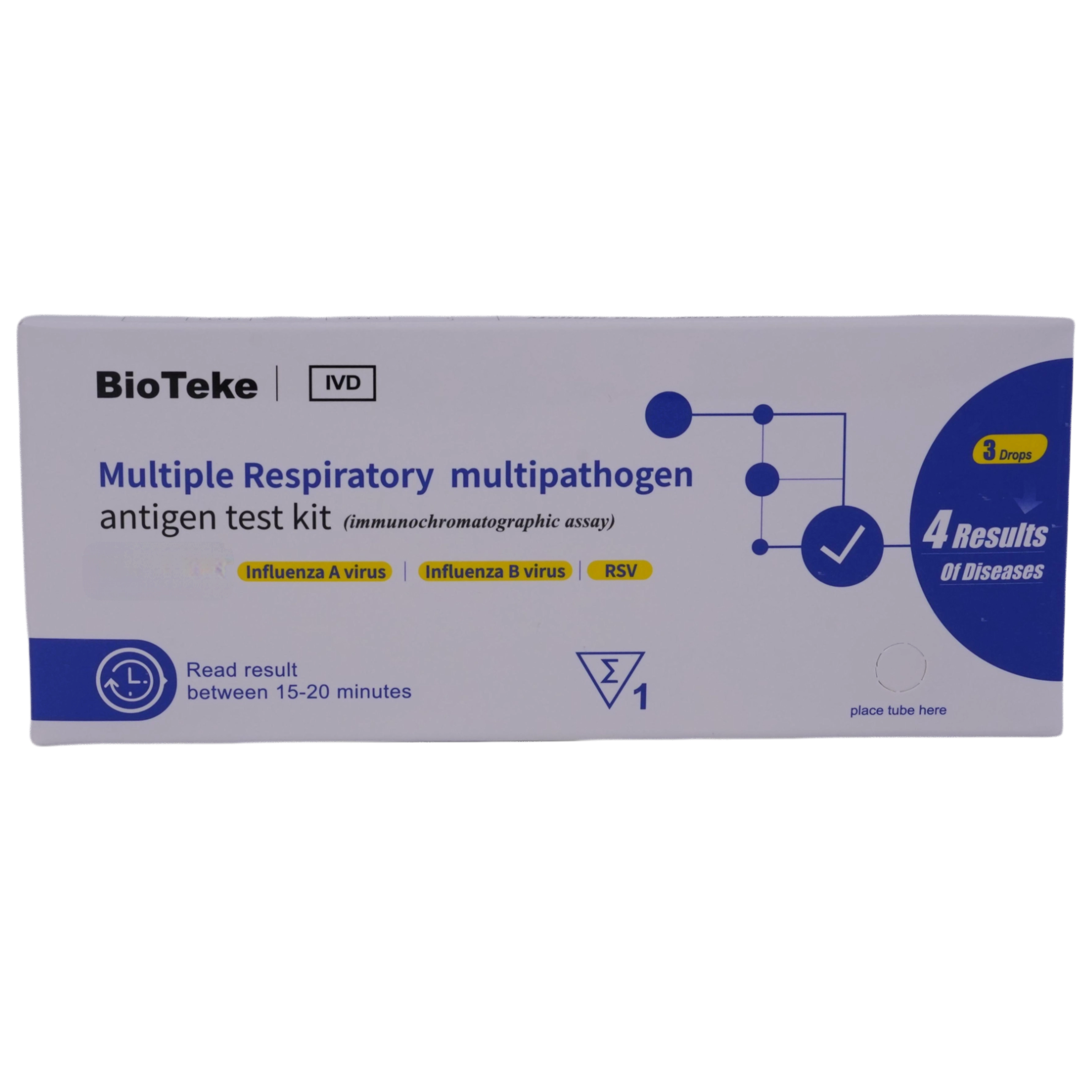 Covid Grippe A B RSV Test Kit