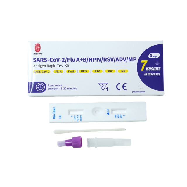 7 in 1 SARS-COV-2/GLIM A+B/HPIV/RSV/ADV/MP Antigen Rapid Test Kit
