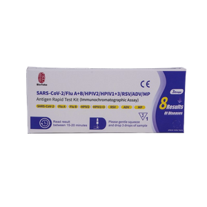 8 in 1 SARS-COV-2/GLIM A+B/HPIV2/HPIV1+3/RSV/ADV/MP Antigen Rapid Test Kit