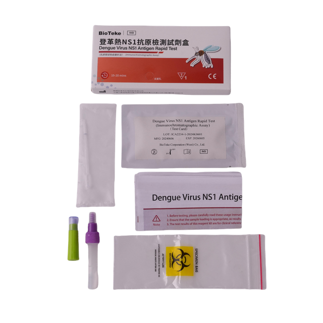 Dengue -Virus NS1 Antigen Rapid Test (immunochromatographischer Assay)