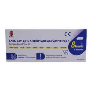 Bioteke 8 in 1 mehrfache Atemwegspathogene Antigen Rapid Test Kit 