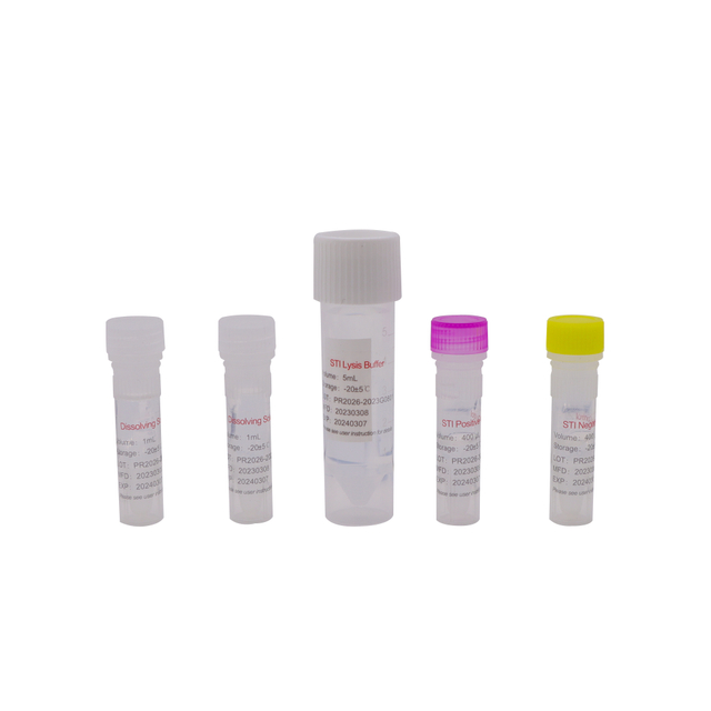 Sexuell übertragbarer Infektionspunkt (STI) -Screening-Kit PR2026-ST02 (Fluoreszenz-PCR-Methode)