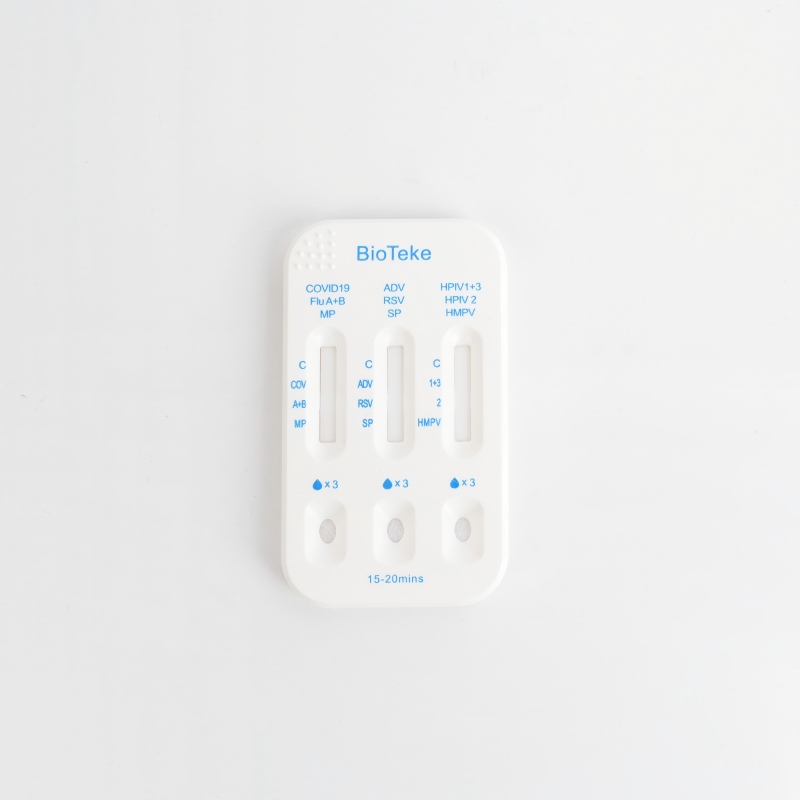 Atemweg 10 in 1 SARS-CoV-2/GLIM A+B/HPIV2/HPIV1+3/RSV/ADV/MP/SP/HMPV-Antigen-Rapid-Testkit