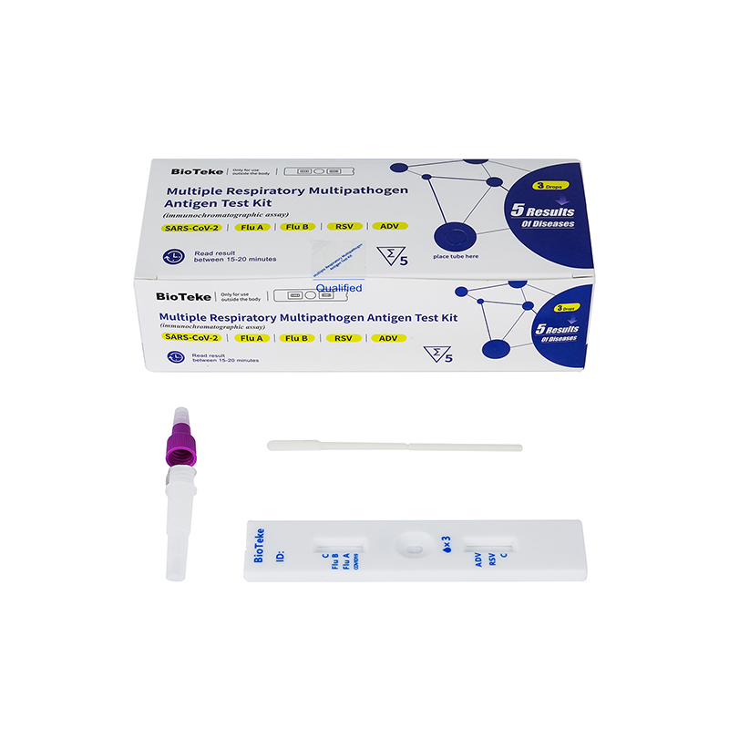 5 in 1 Multiple Atemmultipathogen -Antigen -Testkit