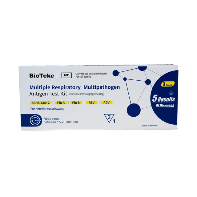 5-in-1 Multipathogen-Antigen-Testkit (Selbsttest)