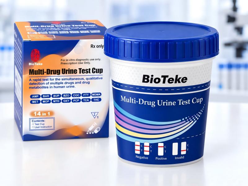 BioTeke Multi-Drogen-Urintestbecher